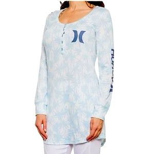 Hurley Women's Henley Hacci Sleep Shirt